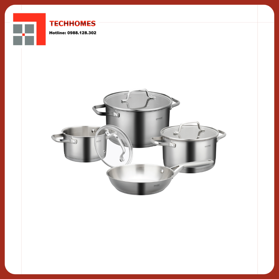 BỘ NỒI CHẢO CAO CẤP GX605 NOBLE - GX605 NOBLE