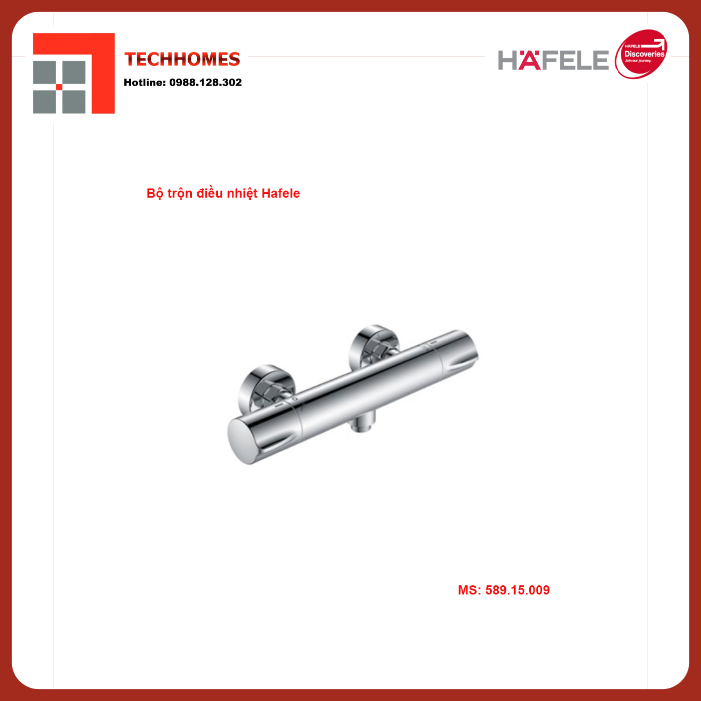 BỘ TRỘN ĐIỀU NHIỆT HAFELE 589.15.009 - 589.15.009