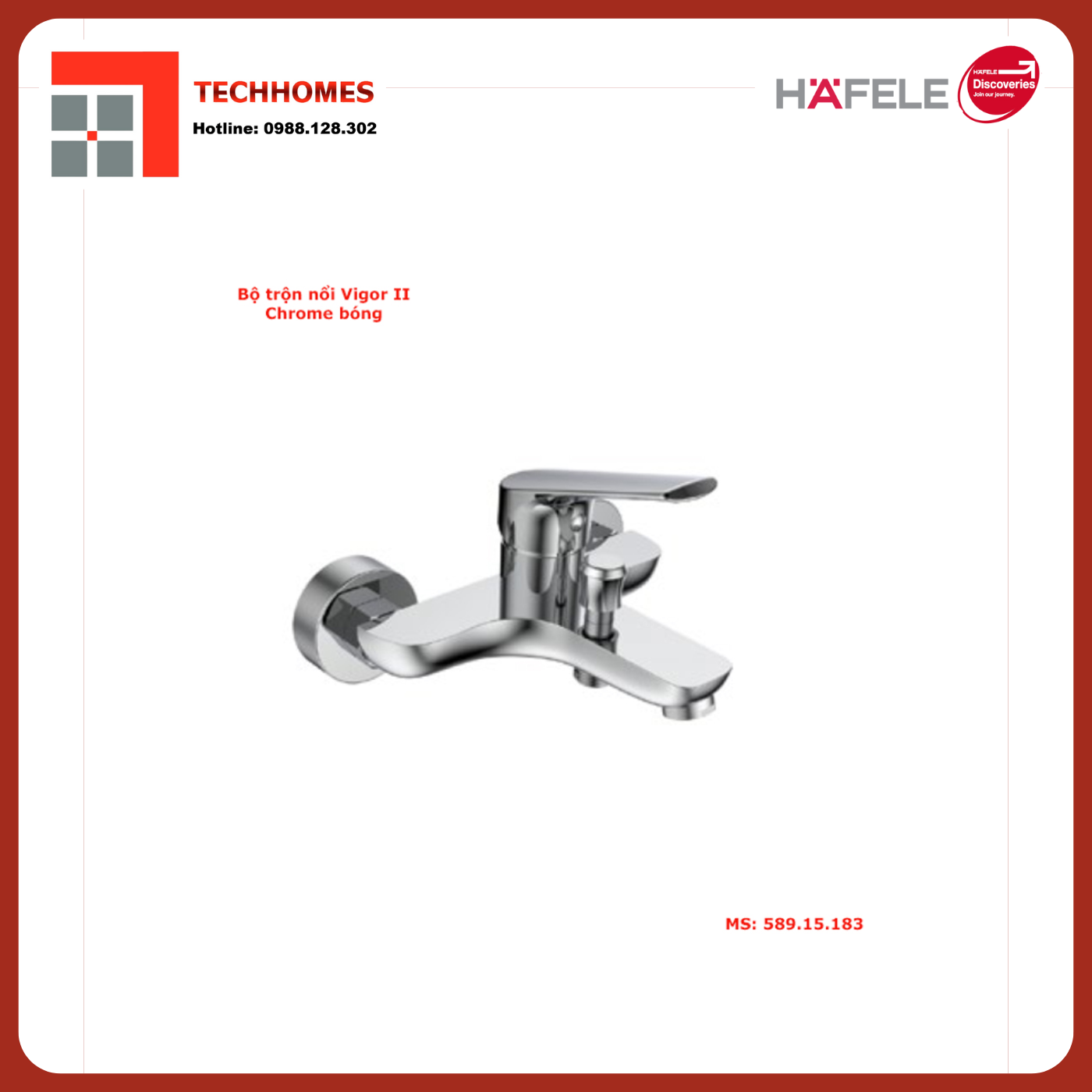 BỘ TRỘN NỔI HAFELE VIGOR I 589.69.114 - 589.69.114