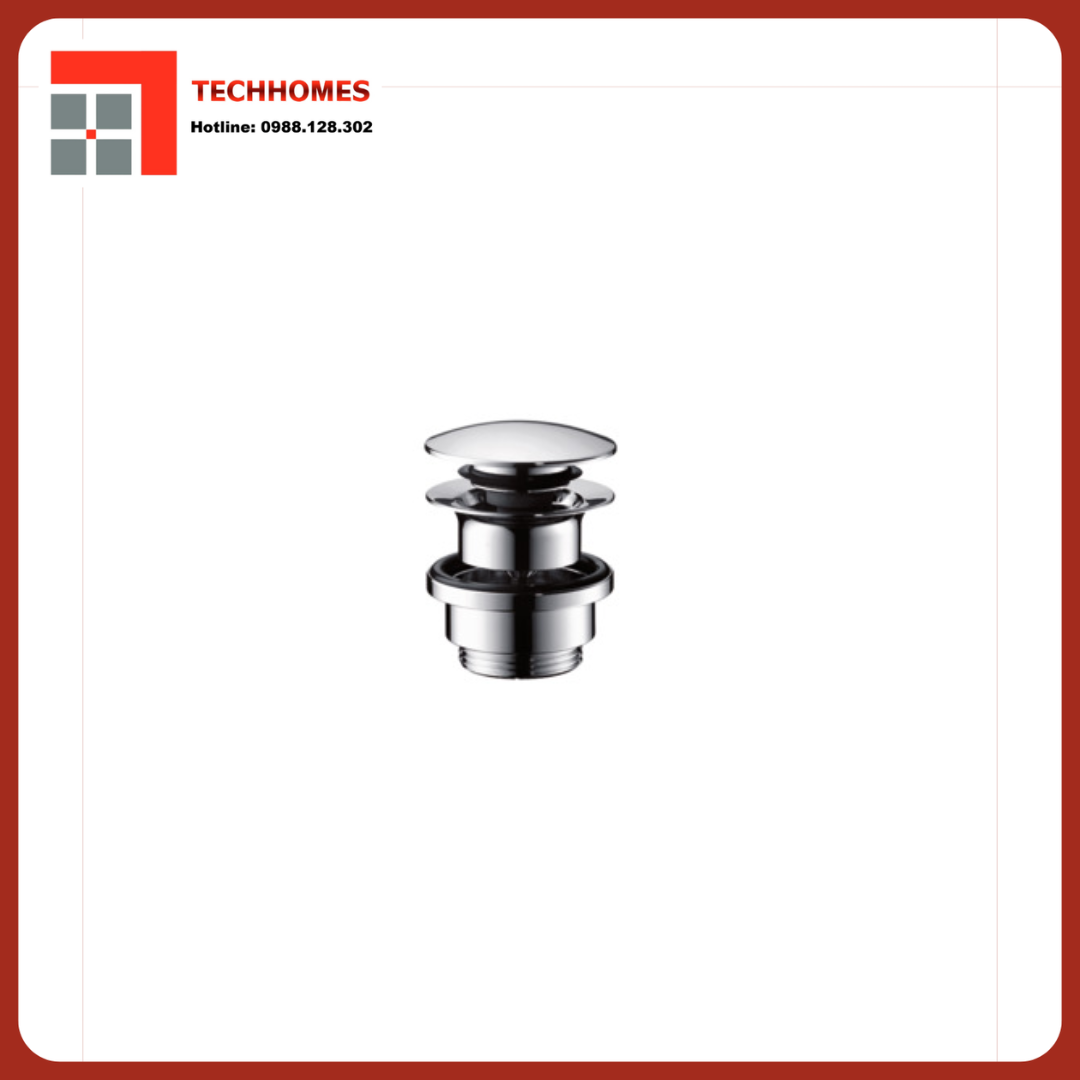 Bộ xả, Bộ xả nhấn để mở, dành cho bồn có xả tràn - 589.29.995