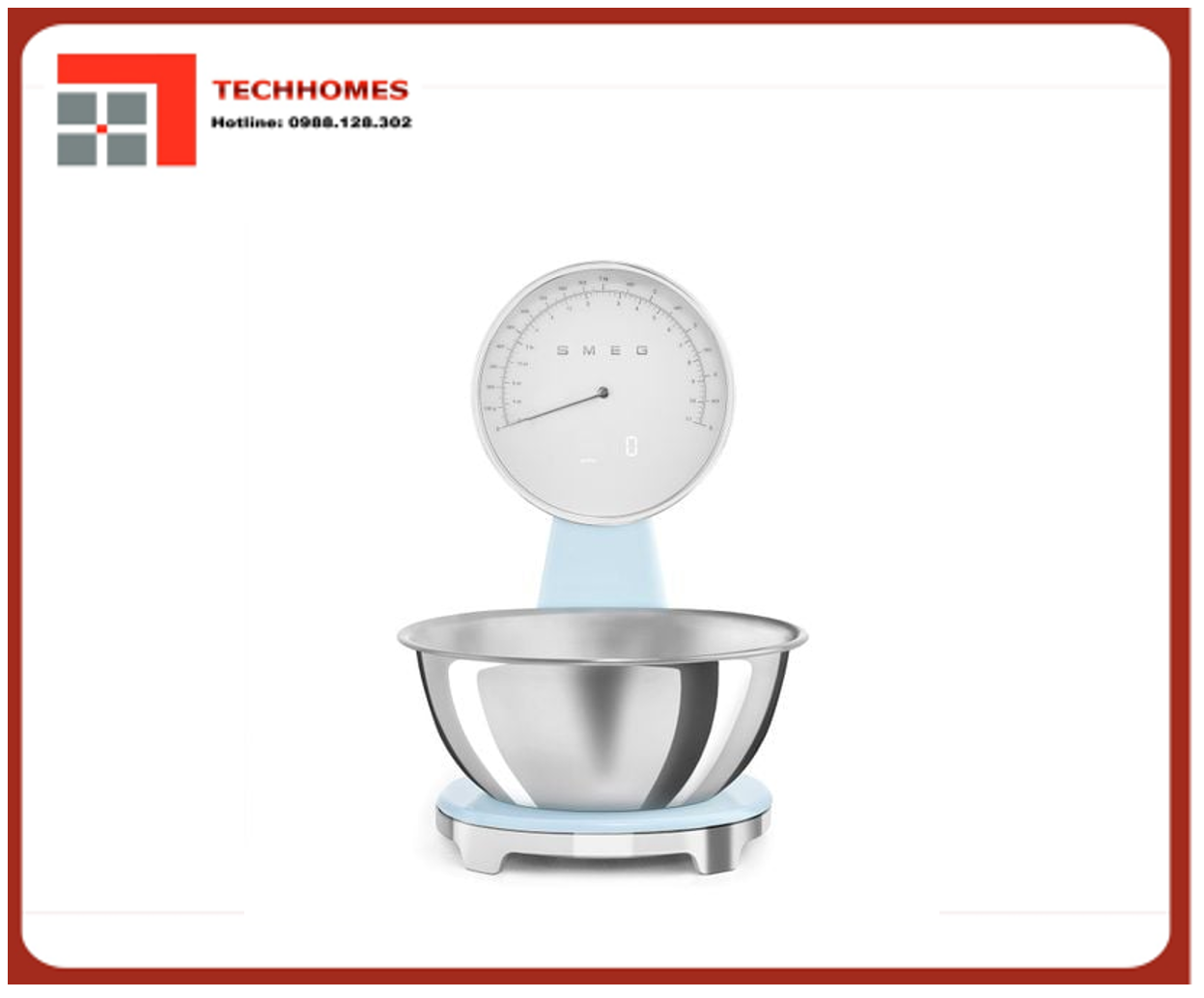 Cân nhà bếp analog Smeg 50's Retro Style Xanh dương - KSF01PBWW