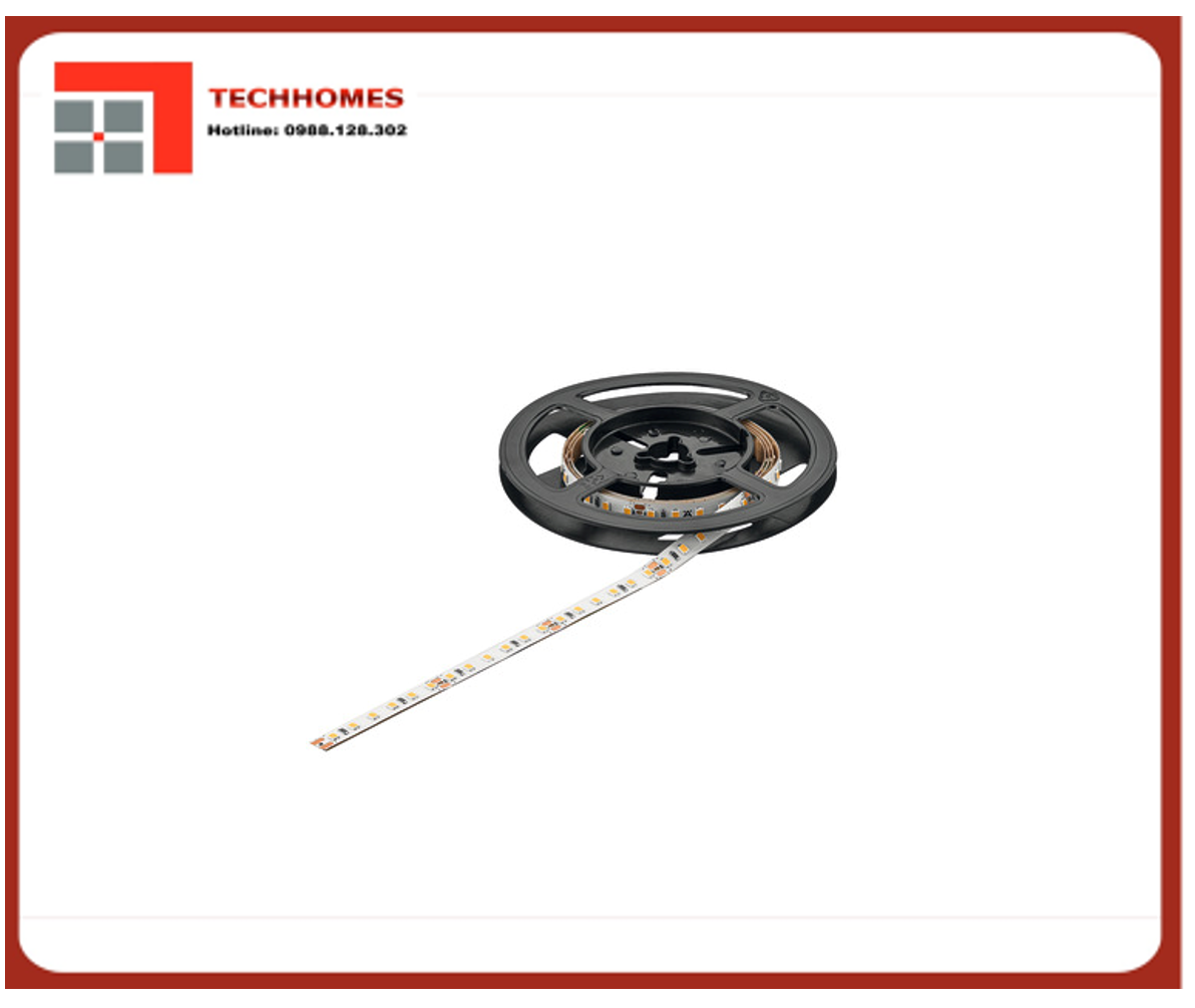 Đèn LED dây, Häfele 3074 24 V 8 mm, 120 LEDs/m, 9.6 W/m, IP20 - 833.76.636