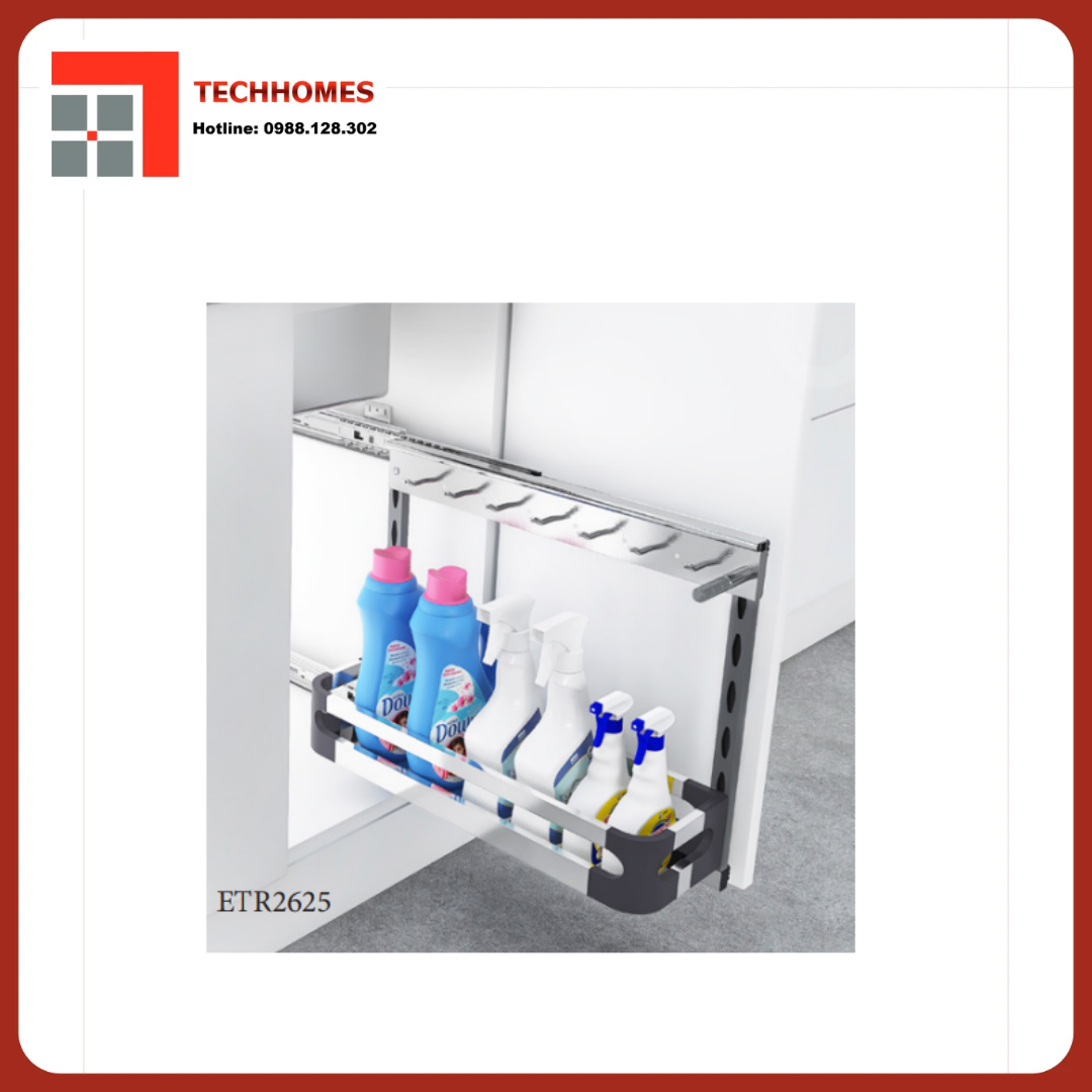 GIÁ ĐỰNG CHAI LỌ TẨY RỬA ĐÁY ĐẶC ETR2625 - ETR2625