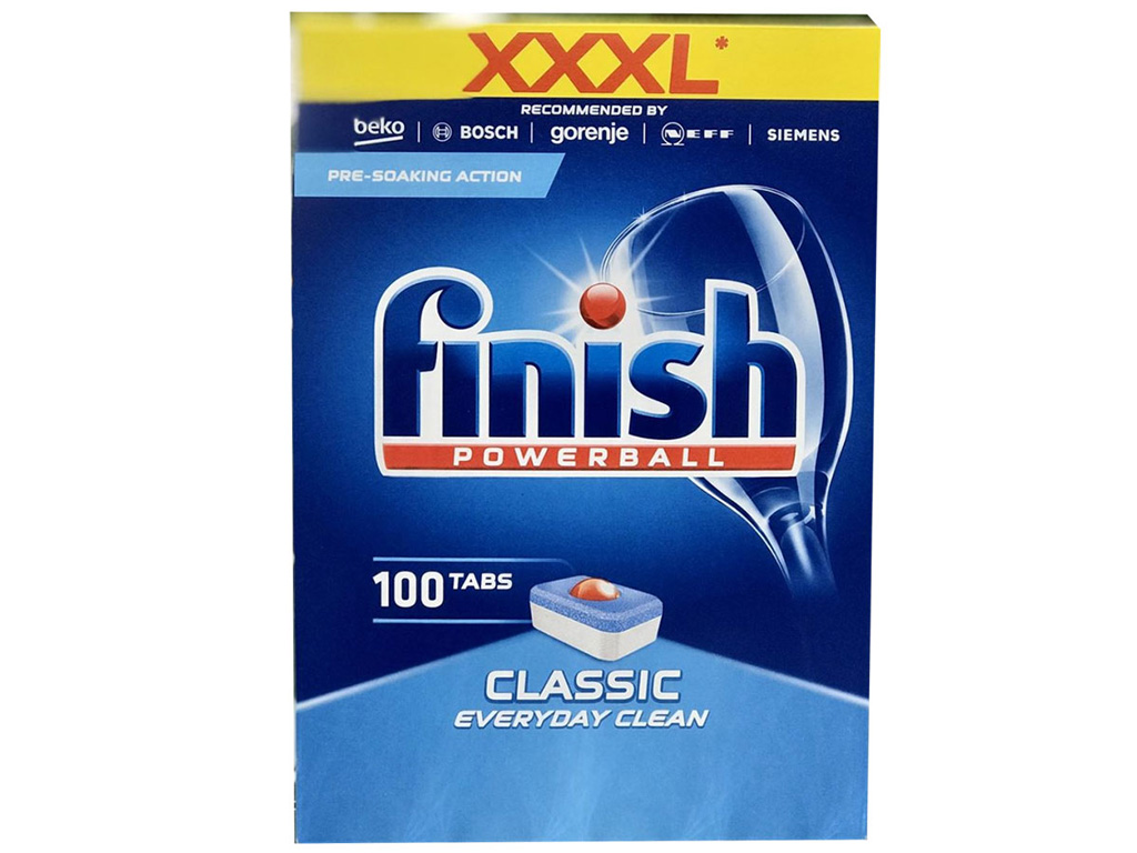 HỘP VIÊN RỬA BÁT FINISH CLASSIC 100 VIÊN - finish classic 100v
