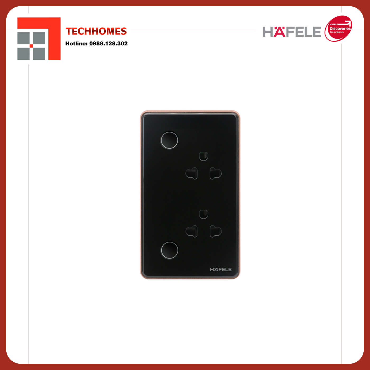 HSL WS01B Ổ cắm ZB US 16A Đen LN 820.71.006 - 820.71.006