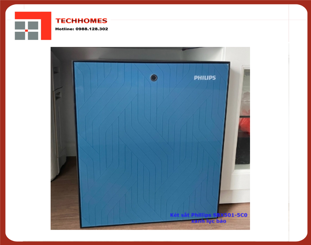 KÉT SẮT PHILLIPS SBX501-5C0 XANH LỤC BẢO - SBX501-5C0 xanh lục bảo