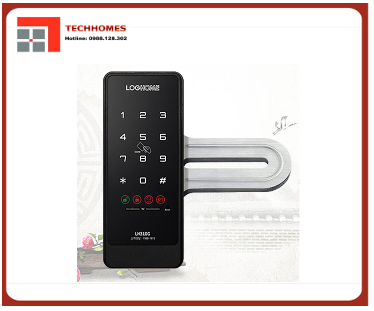 Khóa cửa kính Evernet LH310GS - LH310GS