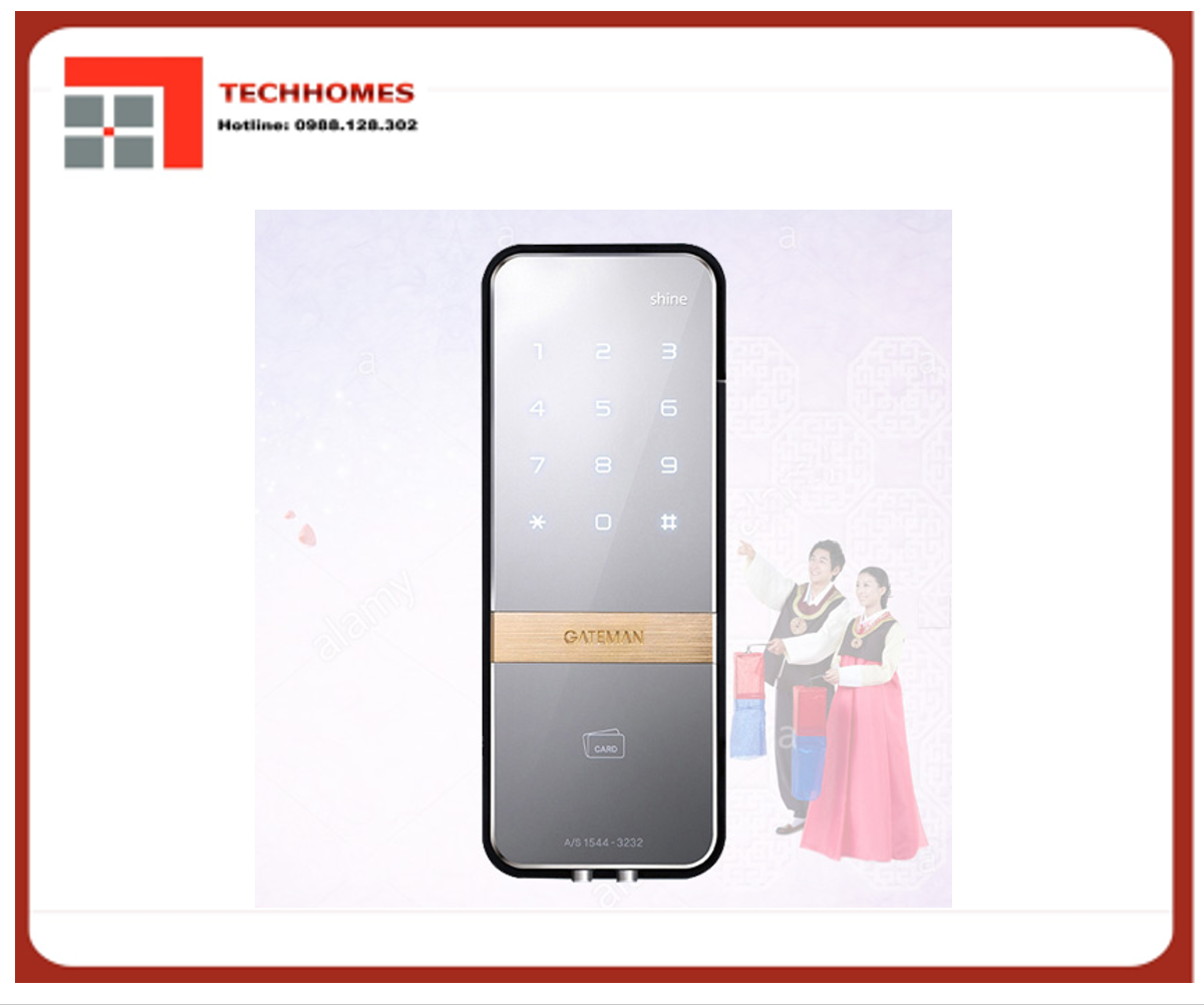 KHÓA ĐIỆN TỬ GATEMAN SHINE-S - SHINE-S