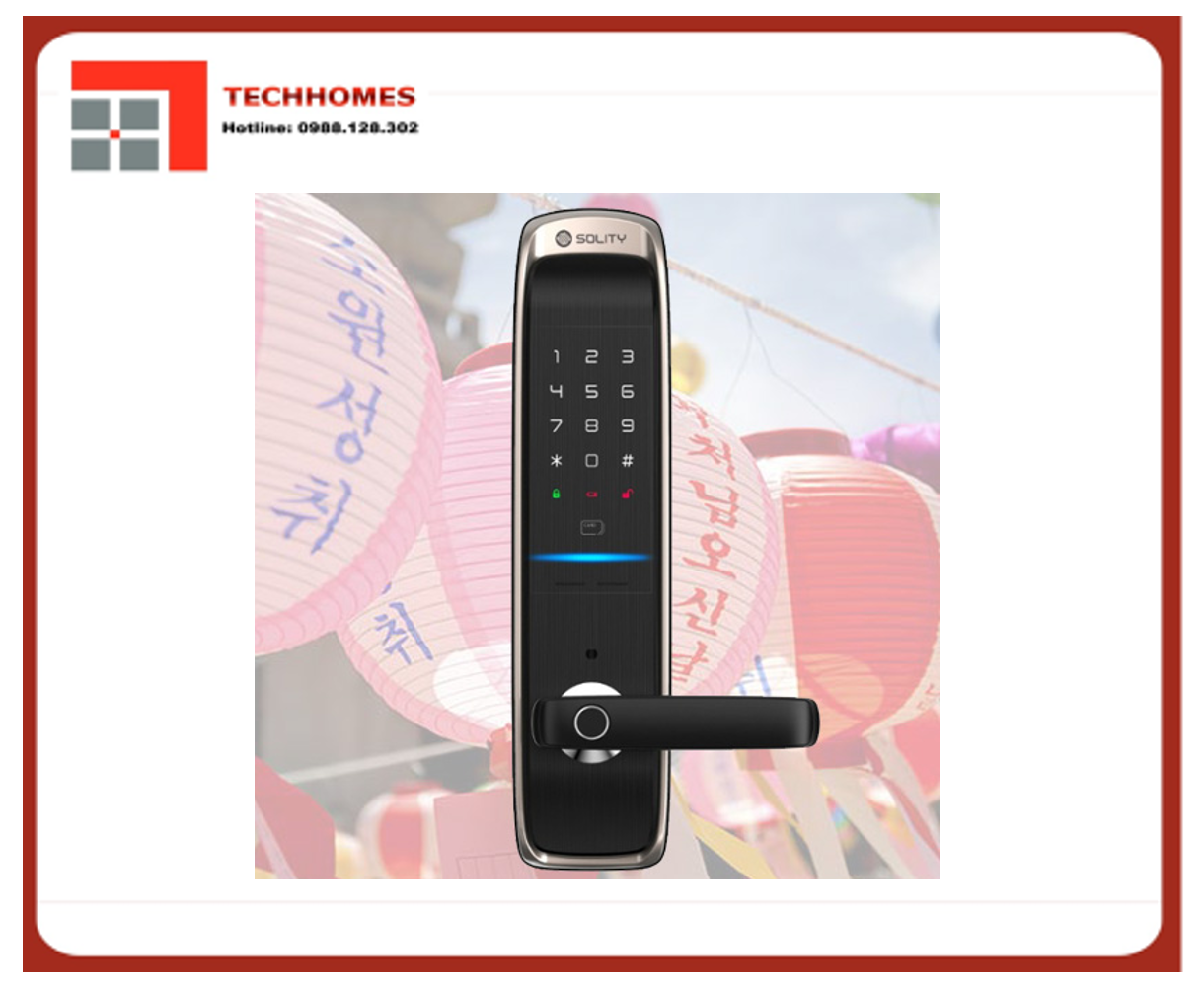Khóa điện tử SOLITY GM-6000BK - GM-6000BK