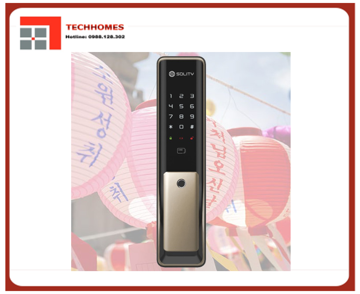 Khóa điện tử SOLITY GP-6000BAK - GP-6000BAK