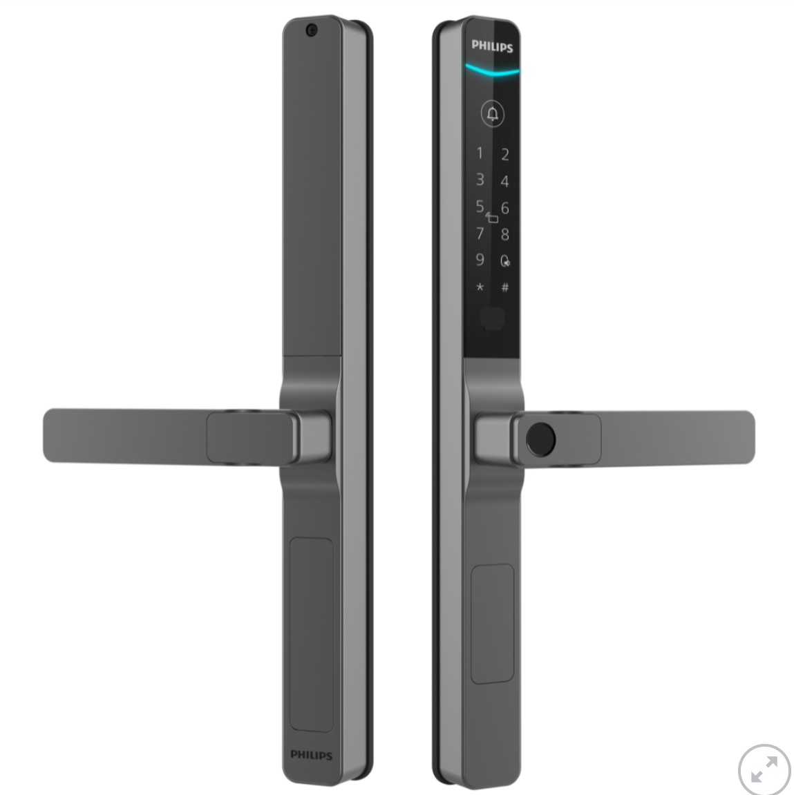 Khóa Thông Minh Philips DDL611S-5HBS - DDL611S-5HBS