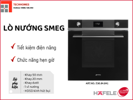 LÒ NƯỚNG, 60 CM, LINEA, MẶT KÍNH ĐEN TB536.64.841 smeg - TB536.64.841