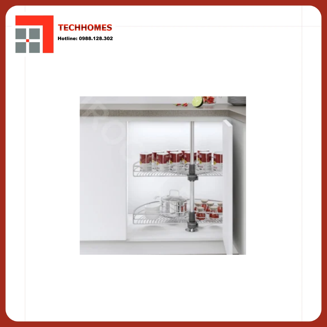 MÂM XOAY INOX NAN TRÒN 180° EXT18070 - EXT18070