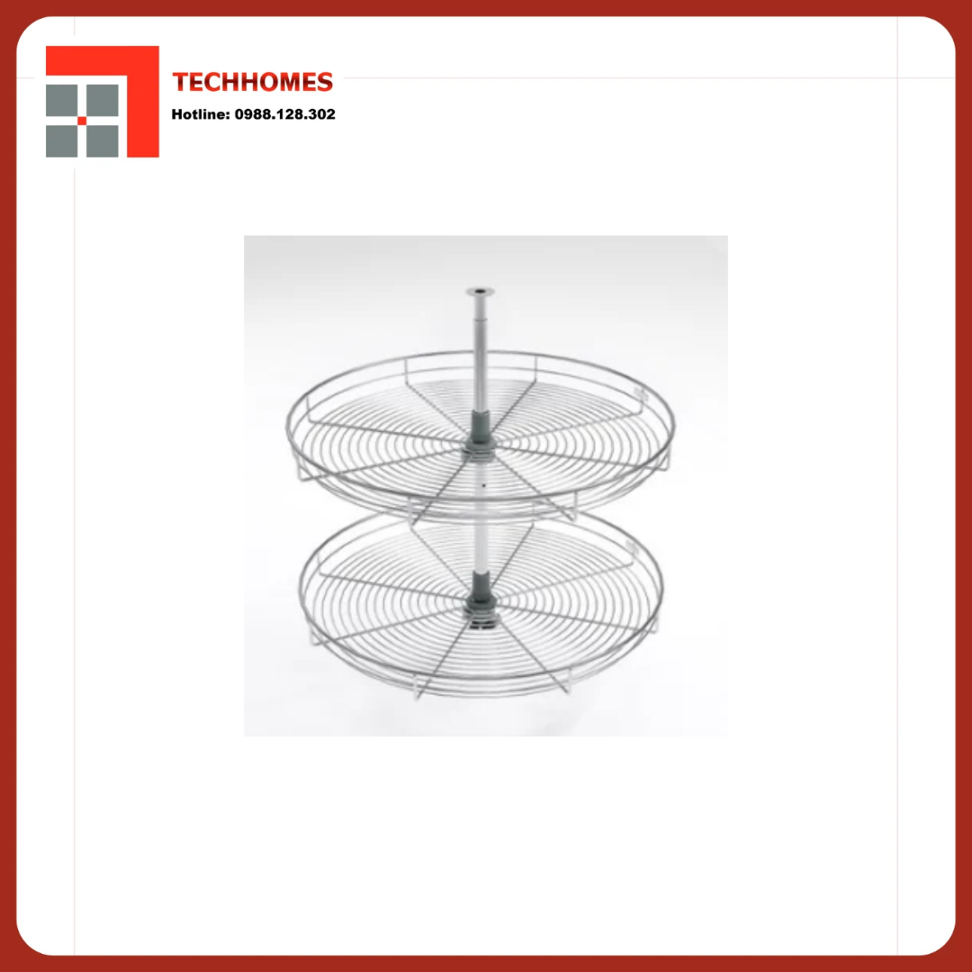 MÂM XOAY INOX NAN TRÒN 360° EXT36080 - EXT36080