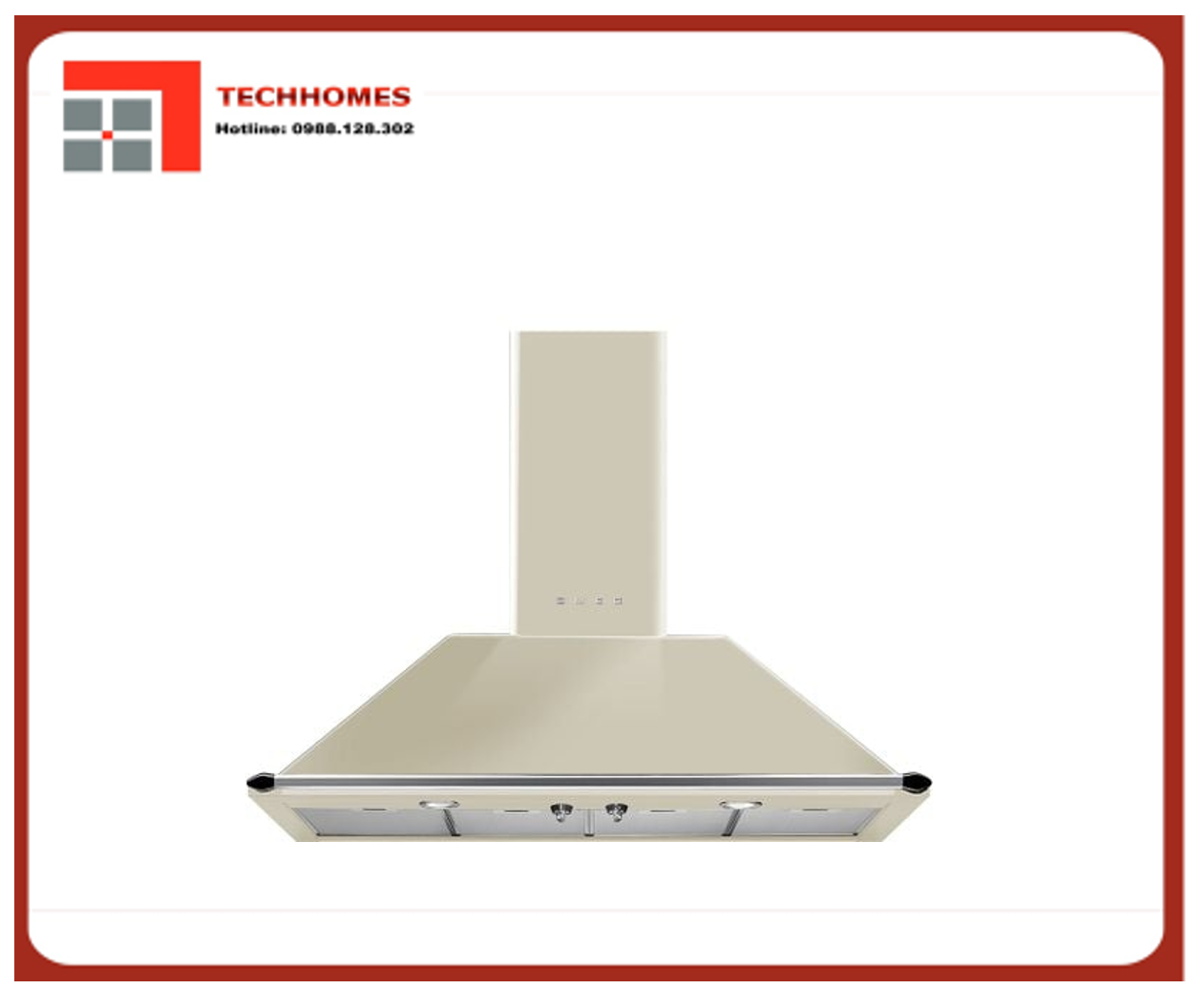 MÁY HÚT MÙI ÁP TƯỜNG SMEG VICTORIA, 110CM KEM - KT110PE