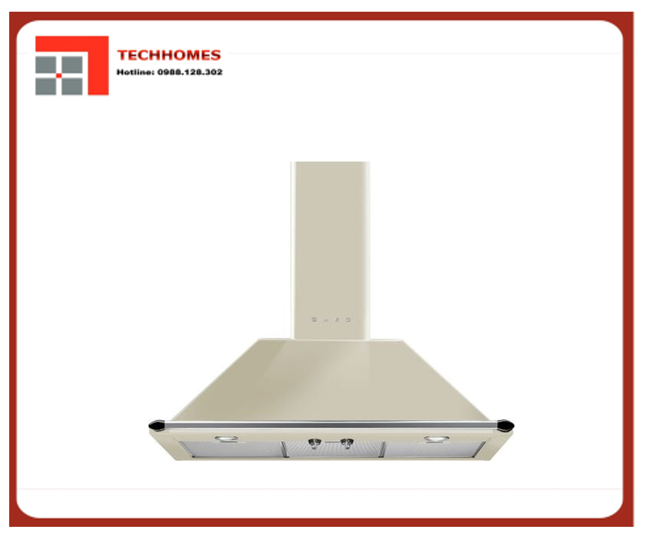 MÁY HÚT MÙI ÁP TƯỜNG SMEG VICTORIA, 90CM KEM - KT90PE