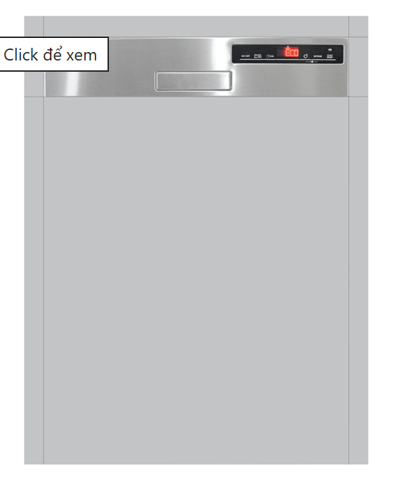 Máy rửa bát bán âm 16 bộ Rosières RDSN 2D622PX-47E - RDSN 2D622PX-47E