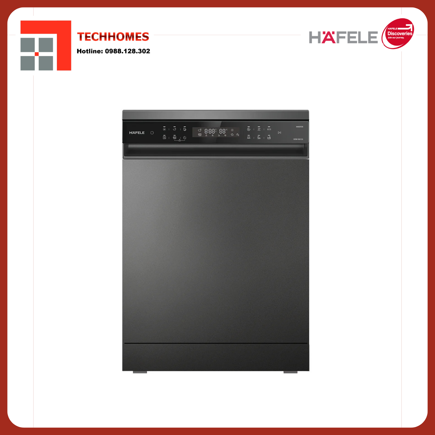 MÁY RỬA BÁT HAFELE HDW-F6012G 535.29.672 - 535.29.672