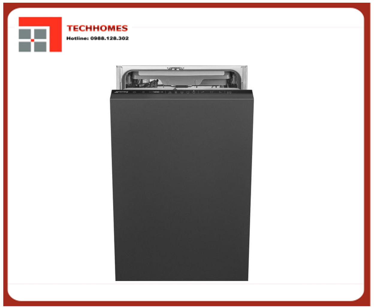 MÁY RỬA CHÉN ÂM TỦ TOÀN PHẦN SMEG UNIVERSALE, 45CM - ST4533IN