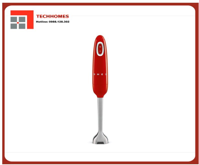 Máy xay cầm tay Smeg 50's Style, HBF11RDEU - màu đỏ - HBF11RDEU