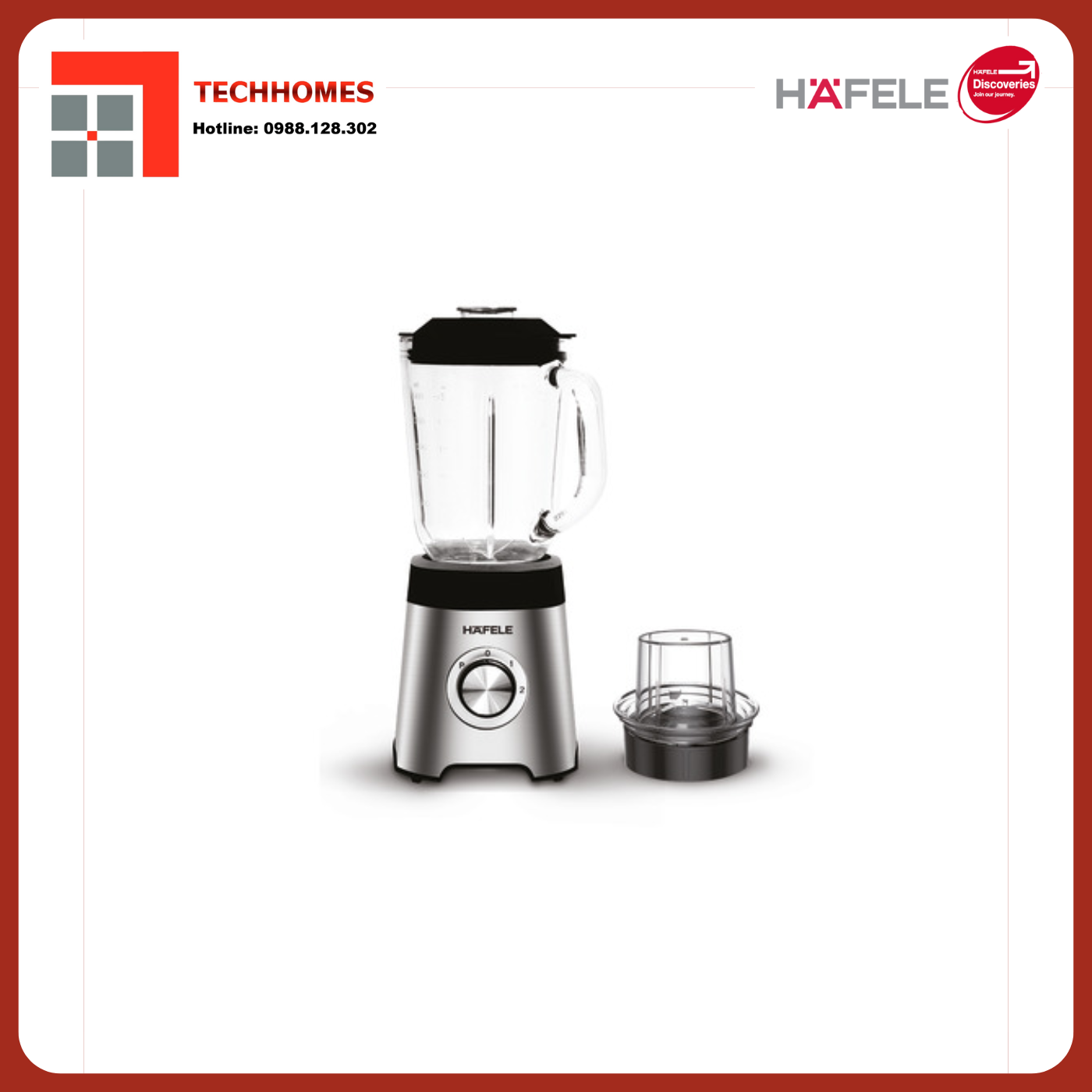 Máy xay sinh tố để bàn, Hafele, HS-B1531TX 535.44.162 - 535.44.162