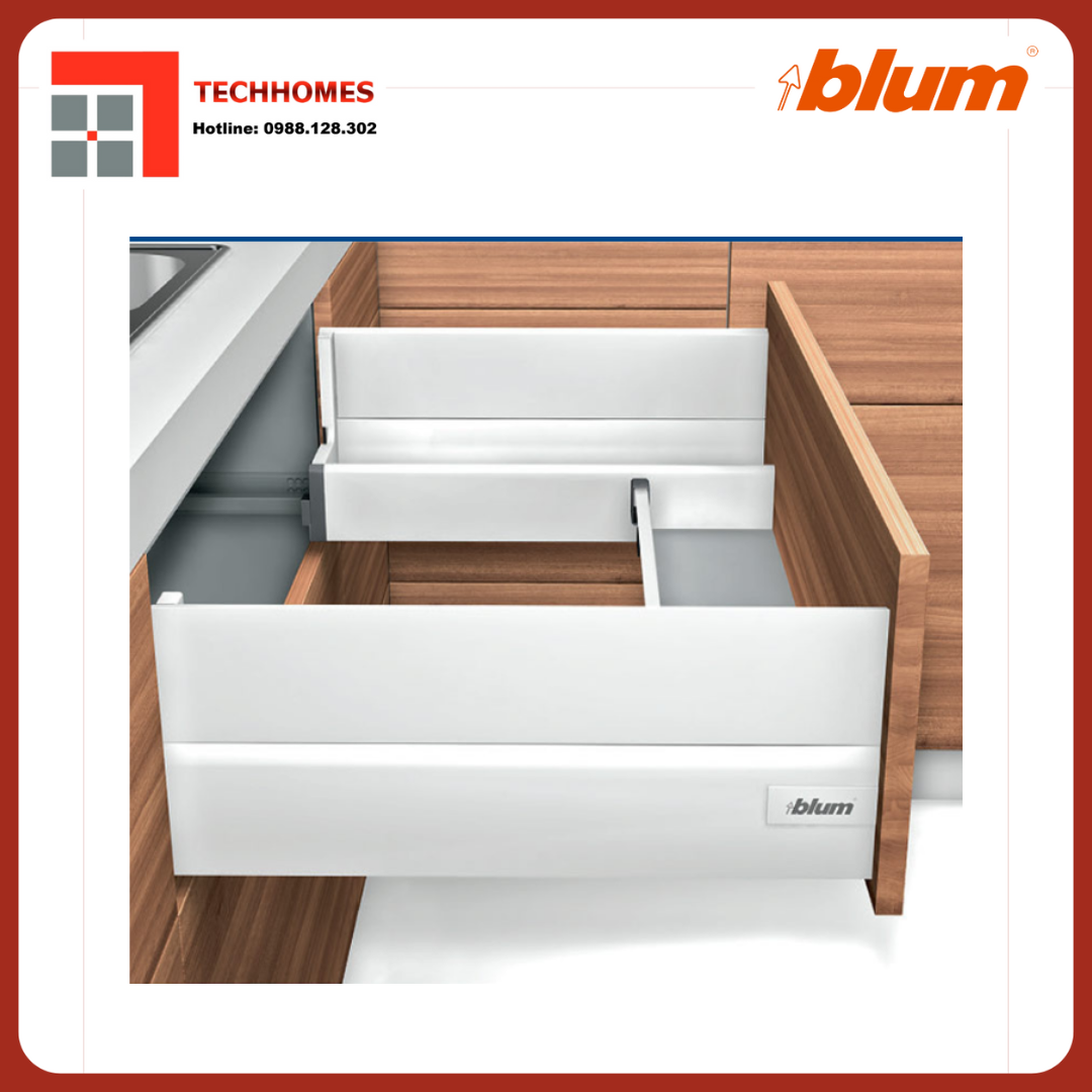 Ngăn kéo dưới chậu rửa Blum Sink drawer TANDEMBOX 3419572 xám - 3419572