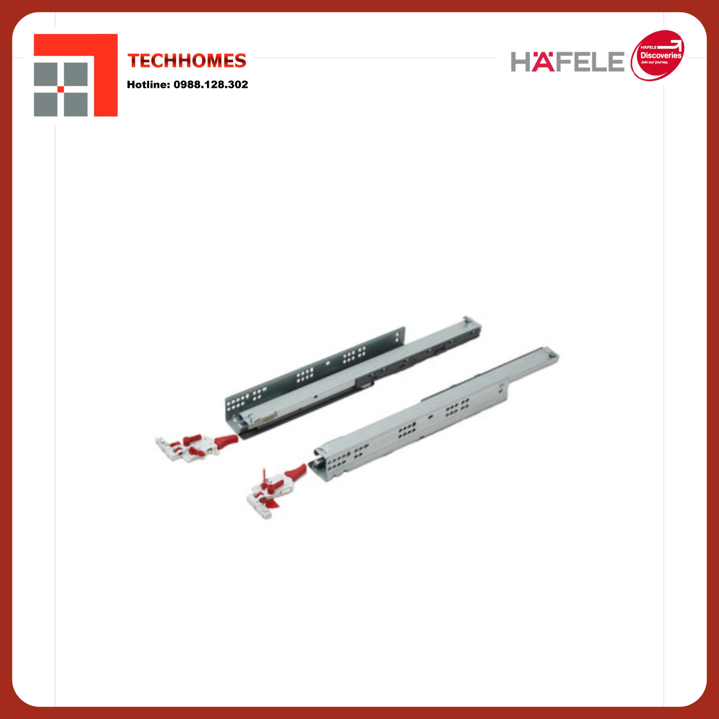 Ray trượt Matrix UM, Hafele 433.32.136 - 433.32.136