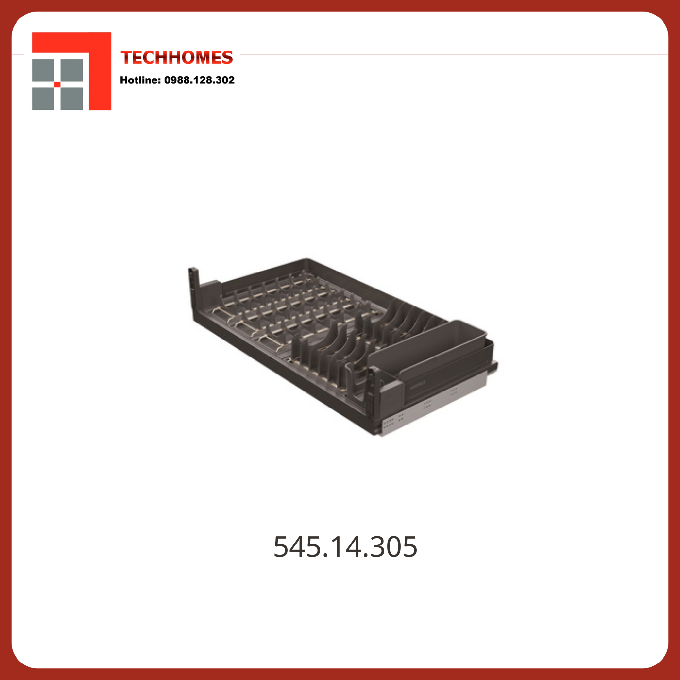 Rổ bát dĩa Hafele Utensio Plus H2 545.14.305 - 545.14.305