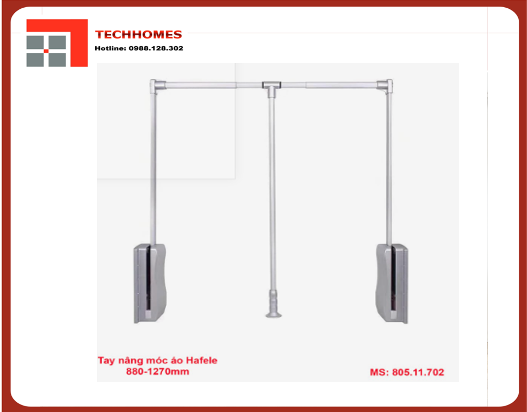 TAY NÂNG MÓC ÁO 880-1270MM 805.11.702 - 805.11.702