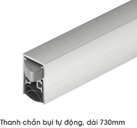 Thanh Chắn Bụi Tự Động 730mm Hafele 950.05.911 - 95005911