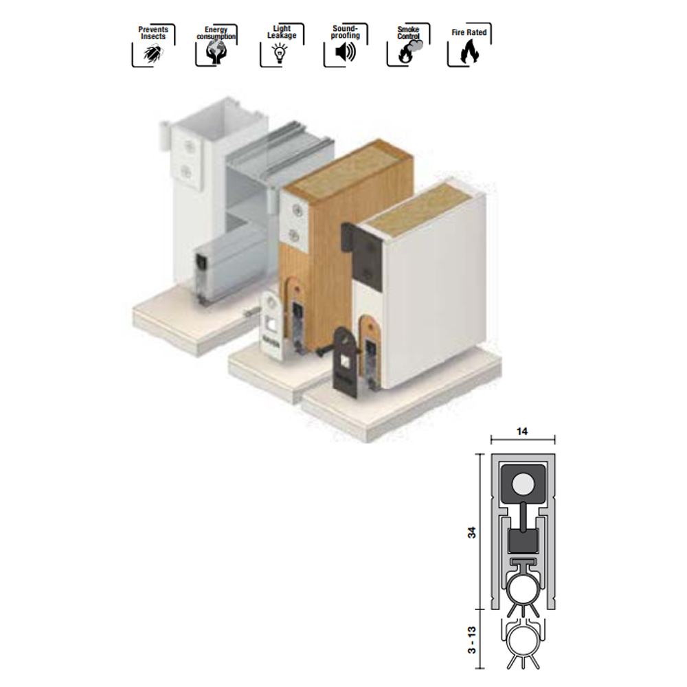 THANH CHẮN BỤI TỰ ĐỘNG HAFELE RP8Si - RP8Si