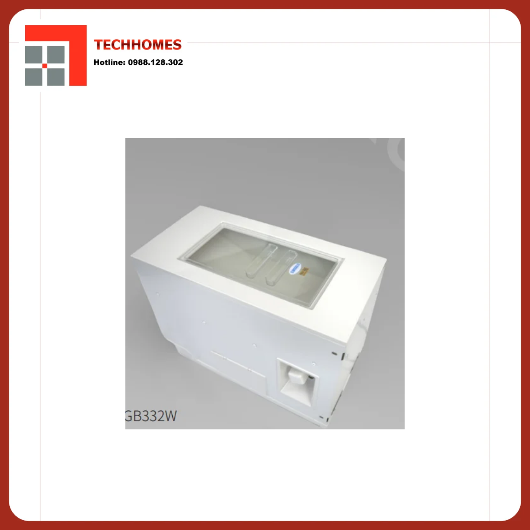 THÙNG GẠO ĐÔI ĐA NĂNG GẮN CÁNH - ÂM TỦ, RAY ÂM GIẢM CHẤN GB332W - GB332W