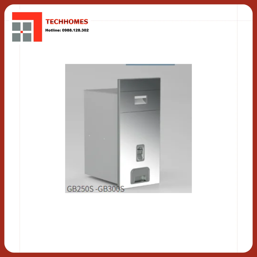 THÙNG GẠO GƯƠNG NÚT NHẤN GB250S - GB250S