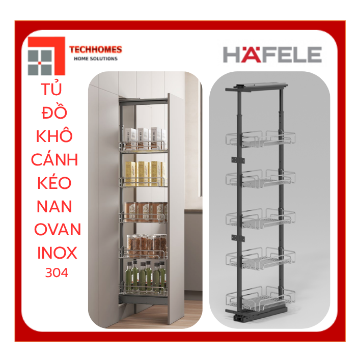 TỦ ĐỒ KHÔ CÁNH KÉO NAN OVAN INOX 304 - 595.71.047 - 595.71.047