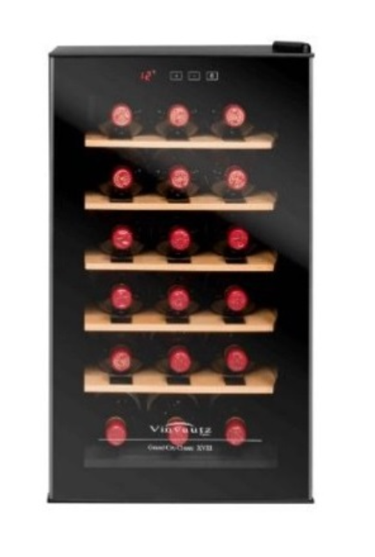 Tủ ướp rượu vang 18 chai VZ18BHK - VZ18BHK