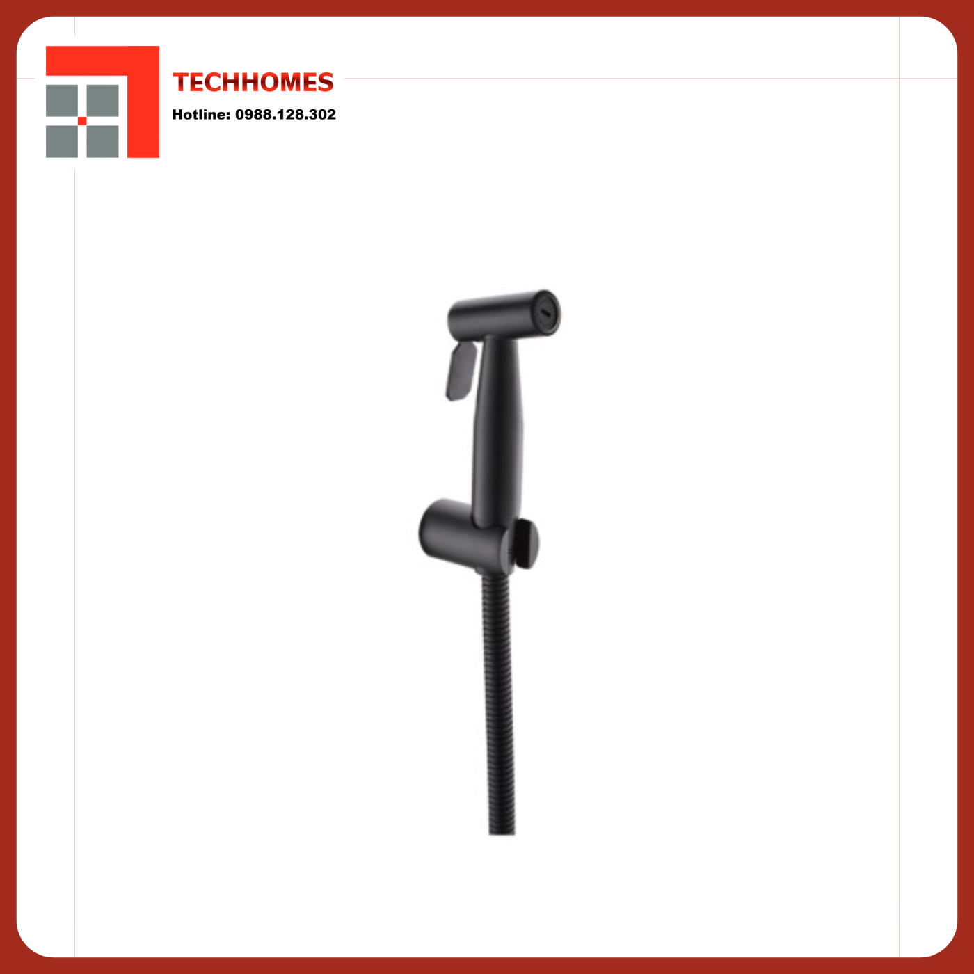 Vòi xịt vệ sinh, Gồm giá đỡ và dây ống nước 125cm 58925985 - 58925985