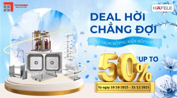 Khuyến mãi phụ kiện bếp hafele đến 50%