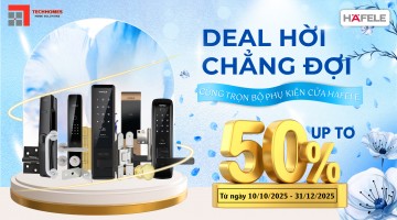 Khuyến mãi phụ kiện cửa đến 50%