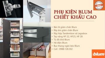 Phụ kiện Blum - Sản phẩm Blum chiết khấu 40%