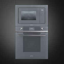 Combo Smeg lò nướng Smeg 60cm 536.64.712  và lò vi Lò vi sóng Smeg FMI120S2