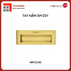 DIY TAY NẮM ÂM 140 PVD HAFELE 489.72.140