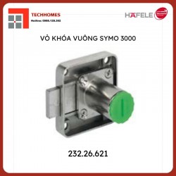 Vỏ Khóa Vuông Chốt Chết 22mm Hafele 232.26.621